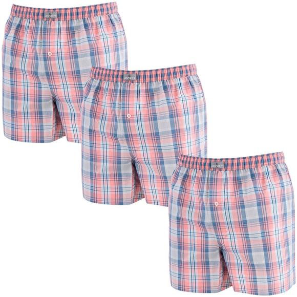 Lot 3 Jockey 100% Cotton Woven 5" Boxer, M - Picture 1 of 3